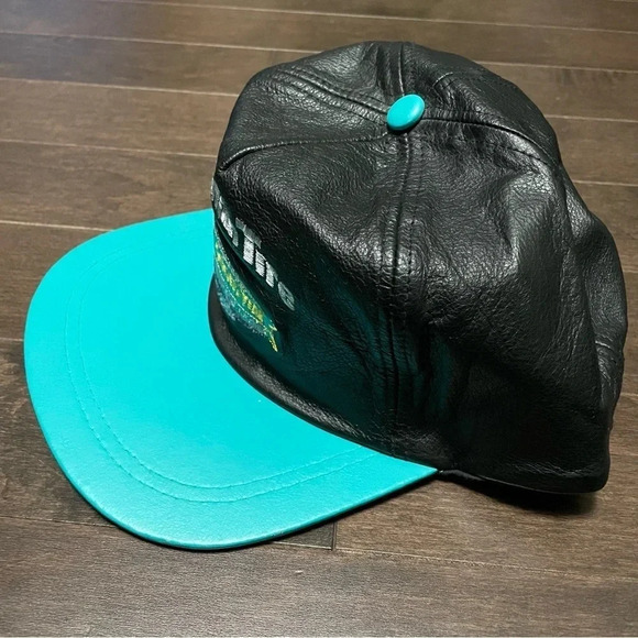 Fountain Tire Goodyear  Blimp Leather Baseball Hat - Picture 6 of 6